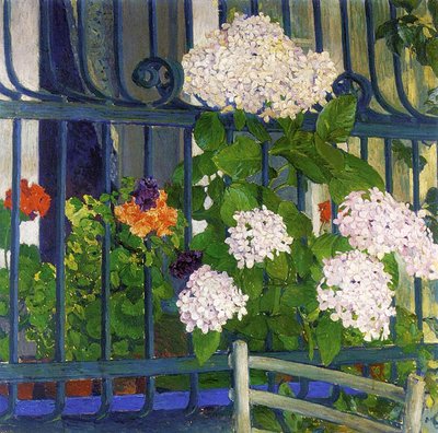 Geraniums by Koloman Moser